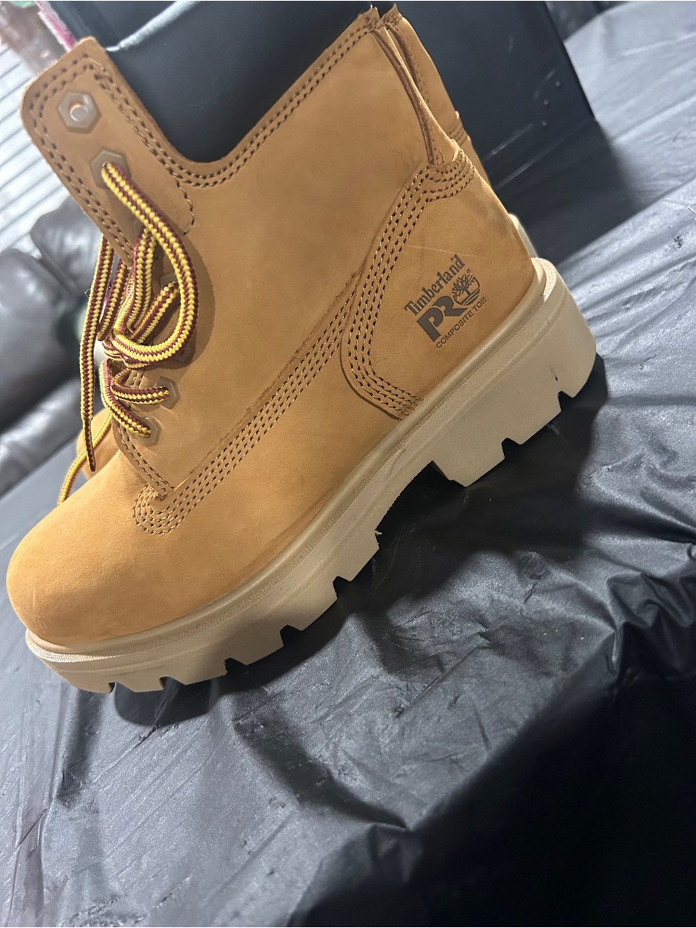 Timberland Kids Wheat-Tone Lace-Up Work Boot